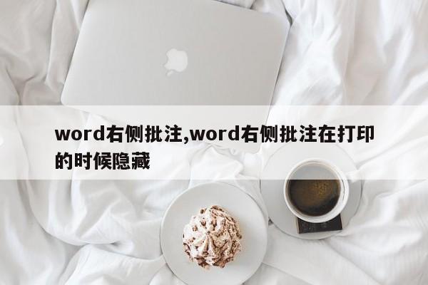 word右侧批注,word右侧批注在打印的时候隐藏