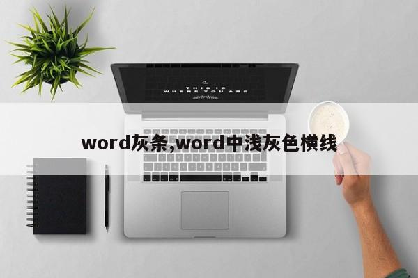 word灰条,word中浅灰色横线