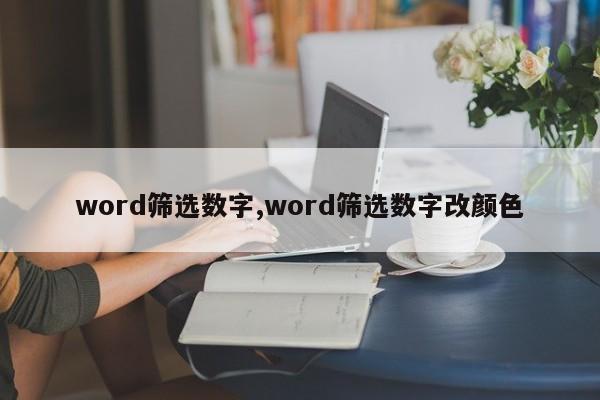 word筛选数字,word筛选数字改颜色