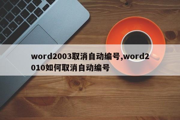 word2003取消自动编号,word2010如何取消自动编号