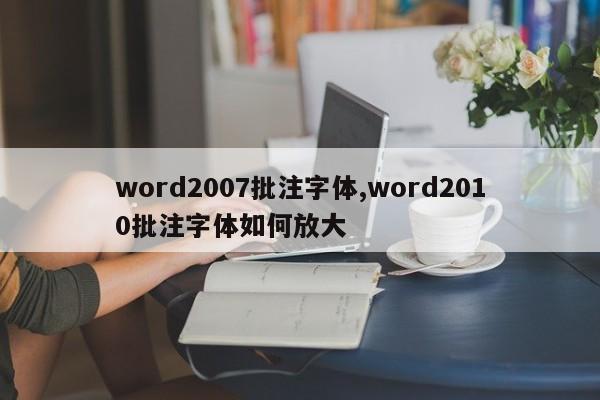 word2007批注字体,word2010批注字体如何放大