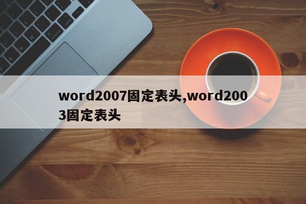 word2007固定表头,word2003固定表头