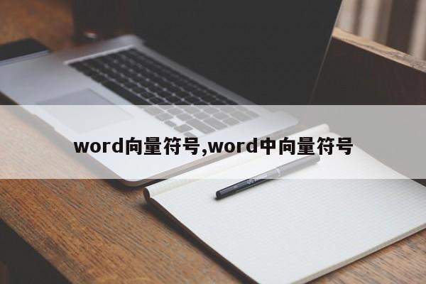 word向量符号,word中向量符号